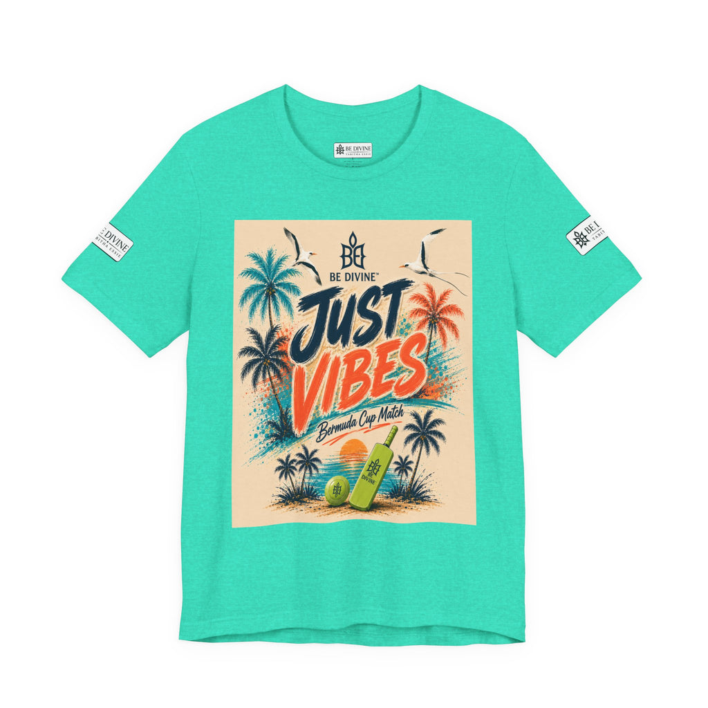 BE DIVINE™ Just Vibes Tee – Bermuda Cup Match Edition
