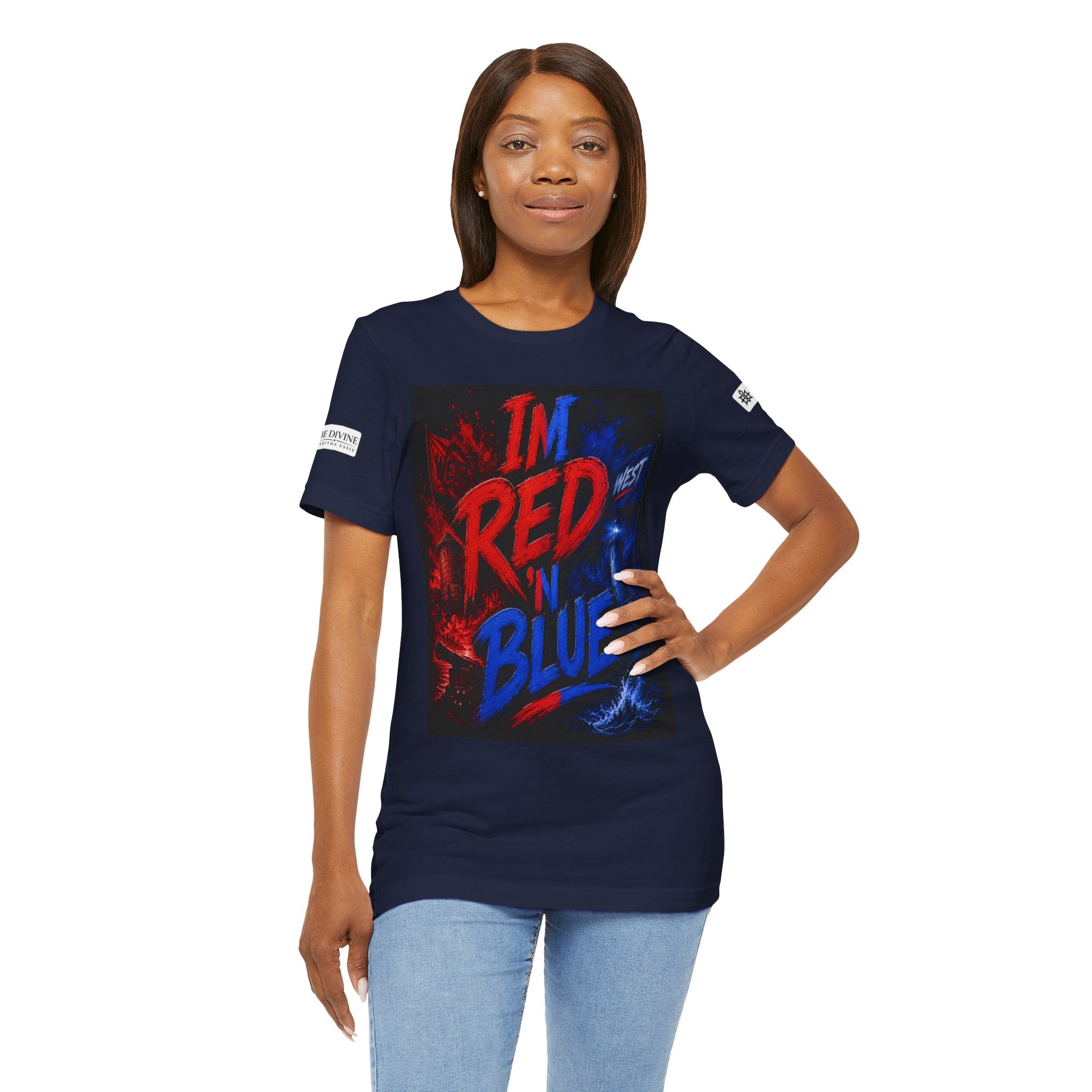 BE DIVINE™ I’m Red ’N Blue Energy Tee
