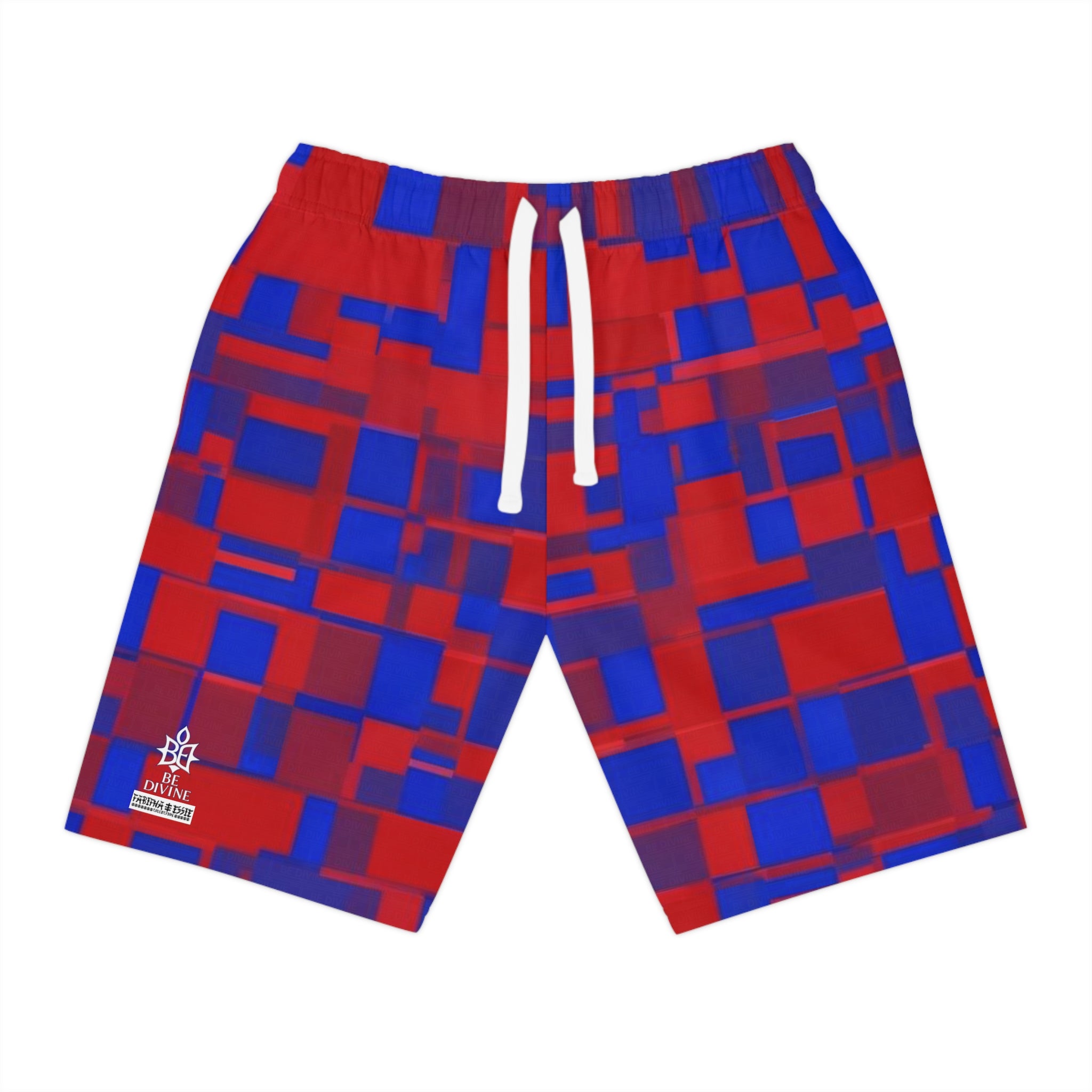 BE DIVINE™ Somerset Camo Block - One of One Cup Match Unisex Shorts by Tabitha Essie