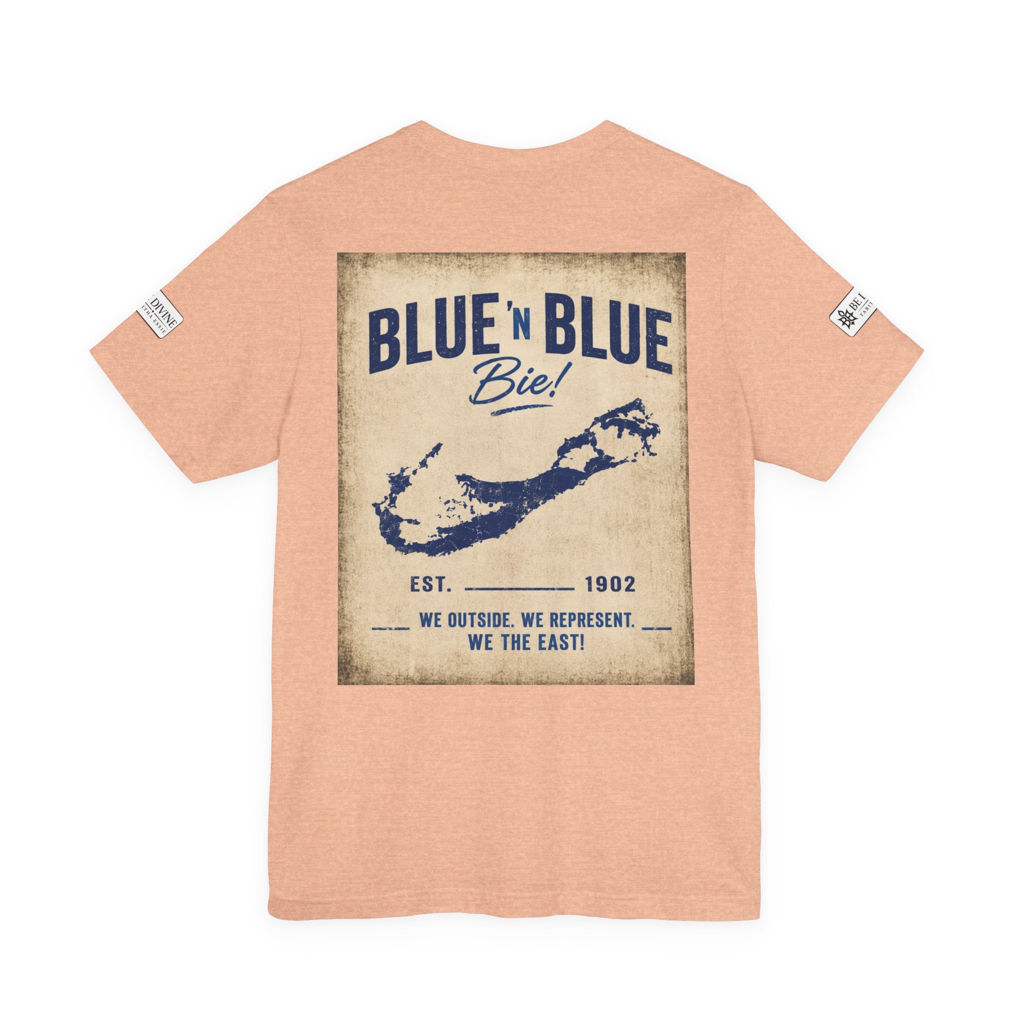BE DIVINE™ Blue and Blue Bie! – East Side Heritage Collector Tee