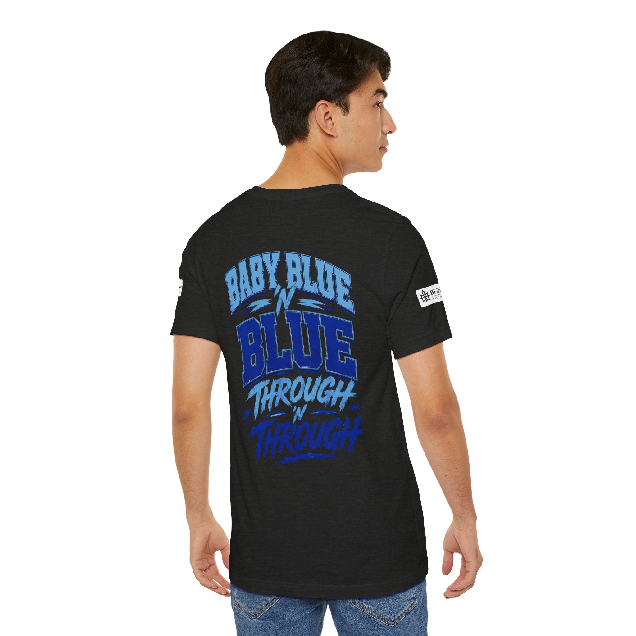 BE DIVINE™ Baby Blue 'N Blue Runs In My Veins Through 'N Through Tee