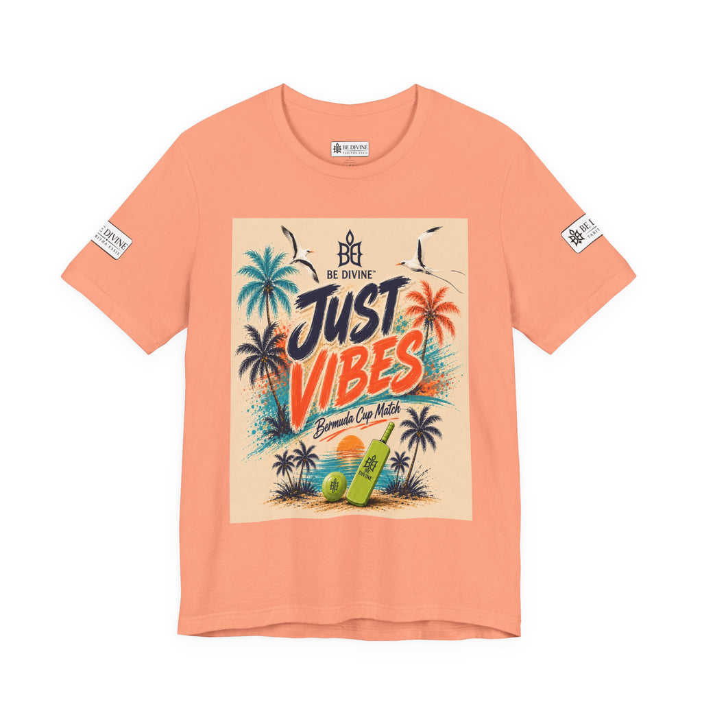 BE DIVINE™ Just Vibes Tee – Bermuda Cup Match Edition