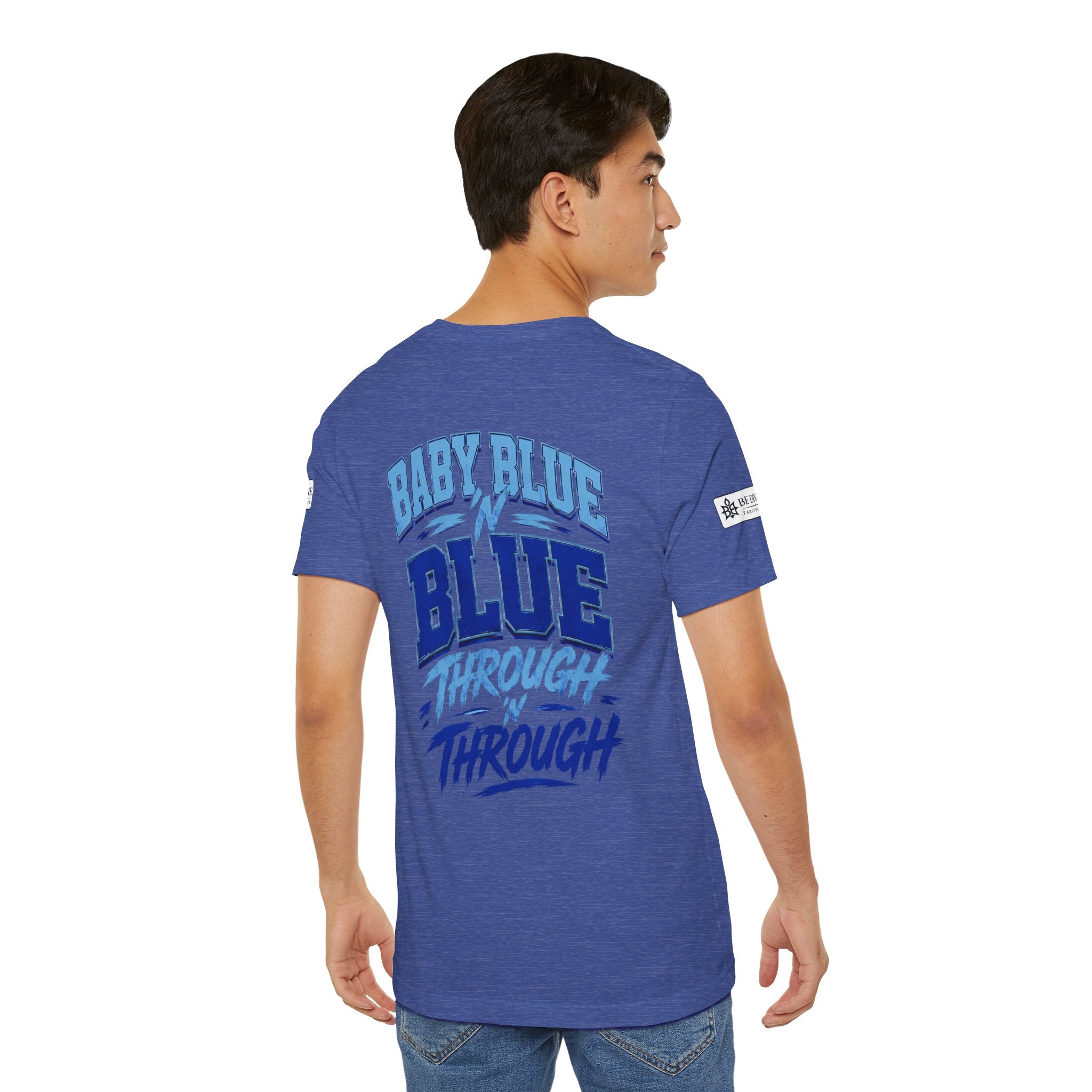 BE DIVINE™ Baby Blue 'N Blue Runs In My Veins Through 'N Through Tee
