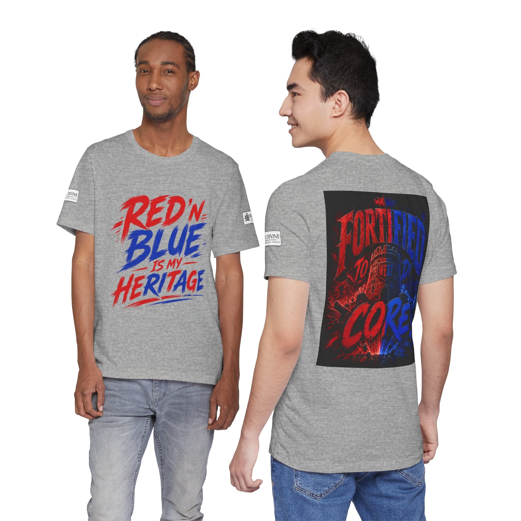 BE DIVINE™ Red ’N Blue Heritage Tee