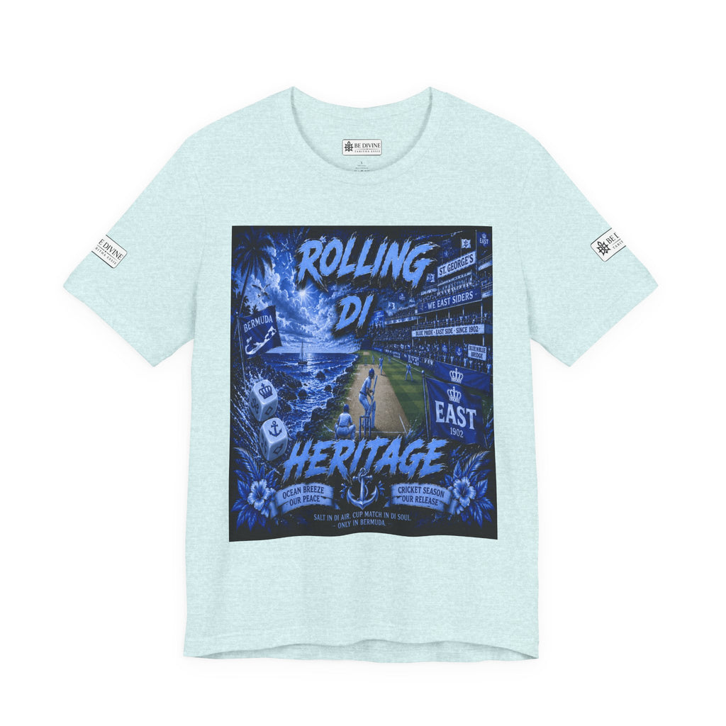 BE DIVINE™ Rolling Di Heritage – All I See Is Blue Vibes Heritage Tee