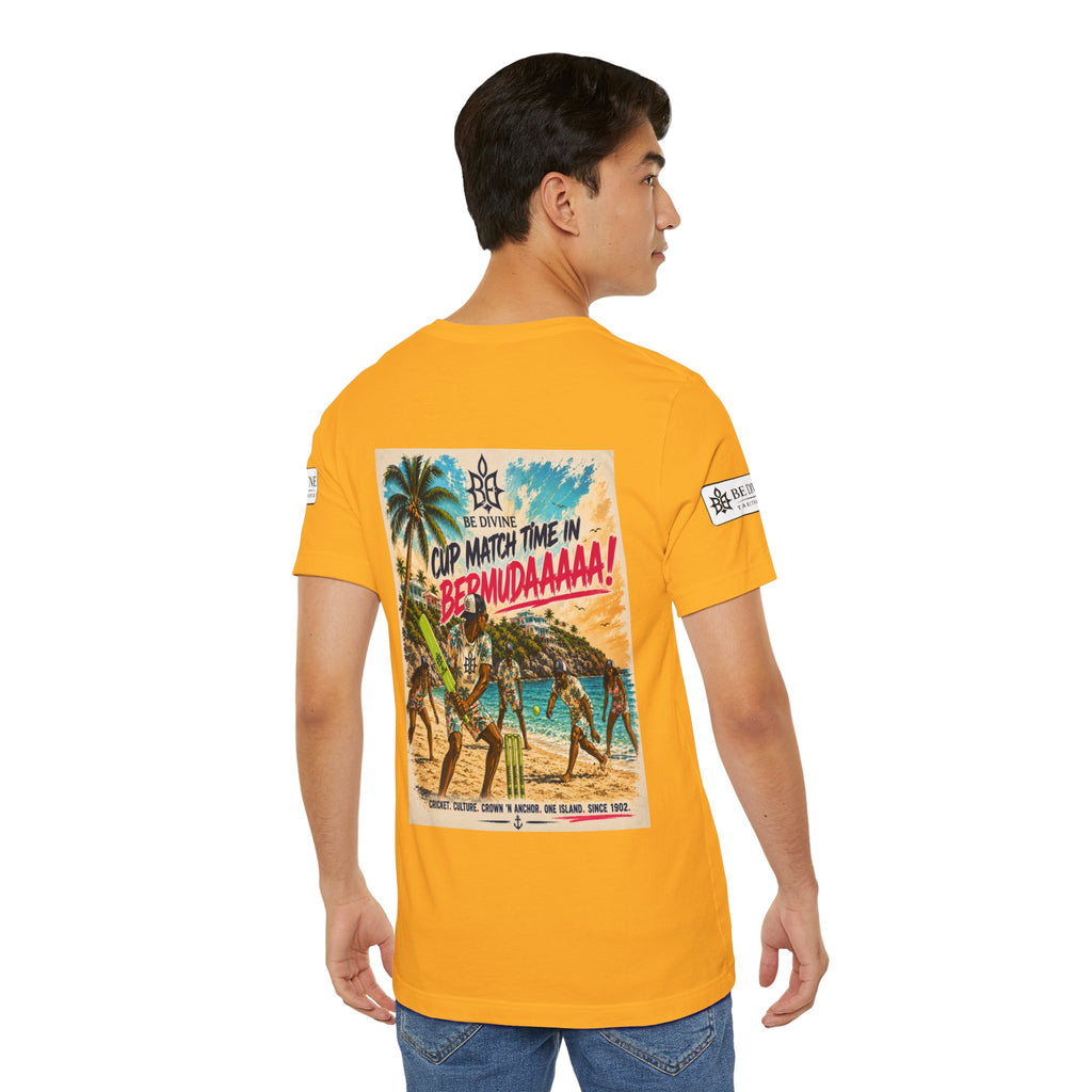 BE DIVINE™ Just Vibes Tee – Bermuda Cup Match Edition