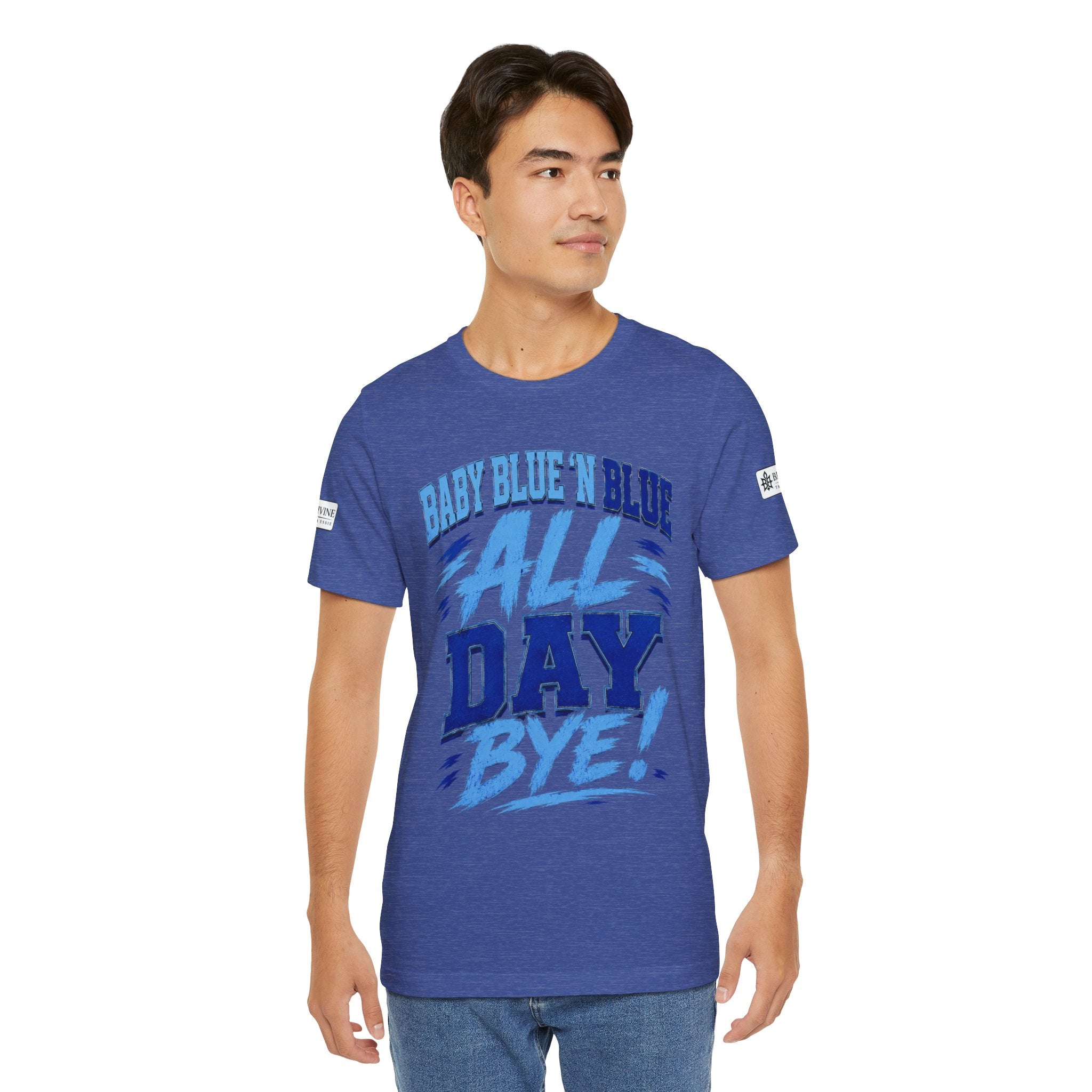 BE DIVINE™ Baby Blue 'N Blue All Day Bye! Heritage Collector Tee