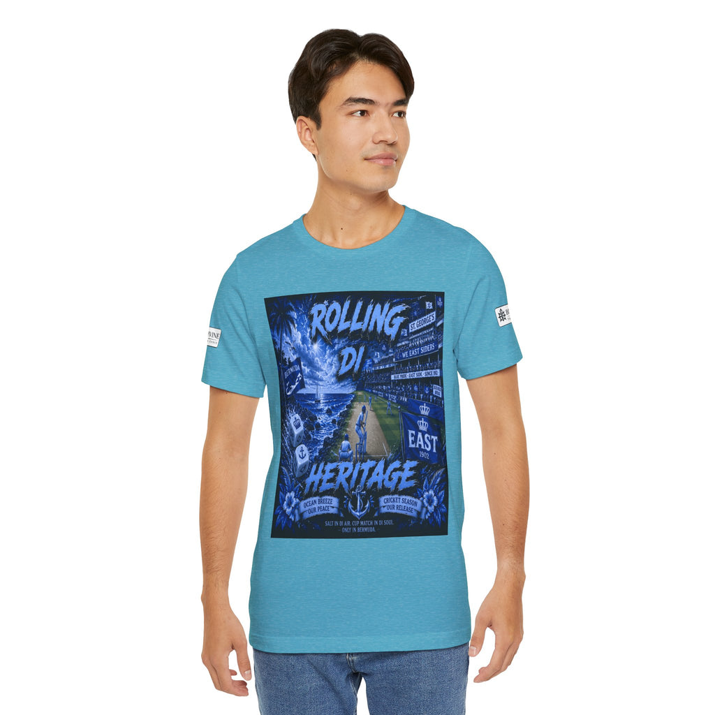 BE DIVINE™ Rolling Di Heritage – All I See Is Blue Vibes Heritage Tee