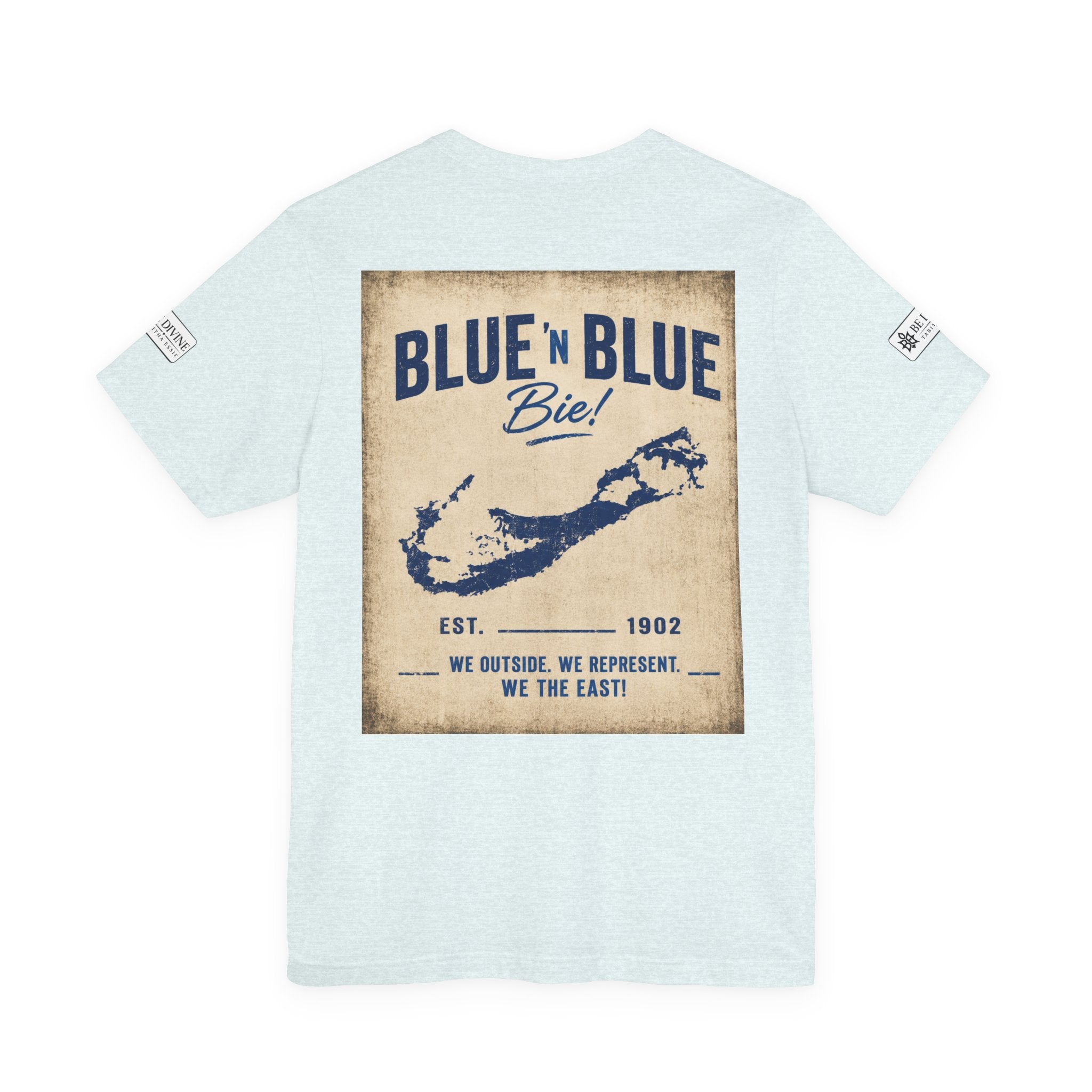BE DIVINE™ Blue and Blue Bie! – East Side Heritage Collector Tee