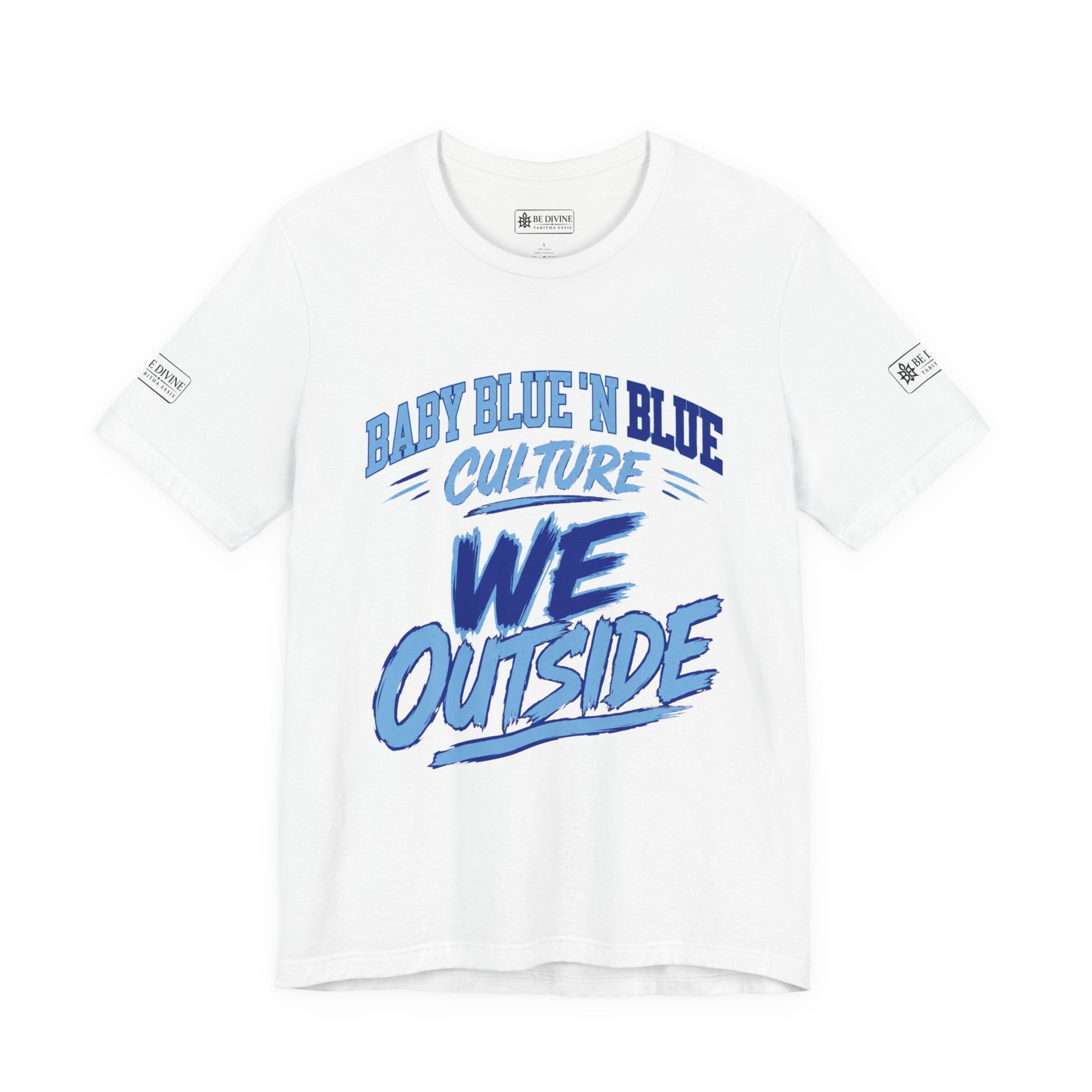 BE DIVINE™ Baby Blue 'N Blue Culture – We Outside Tee