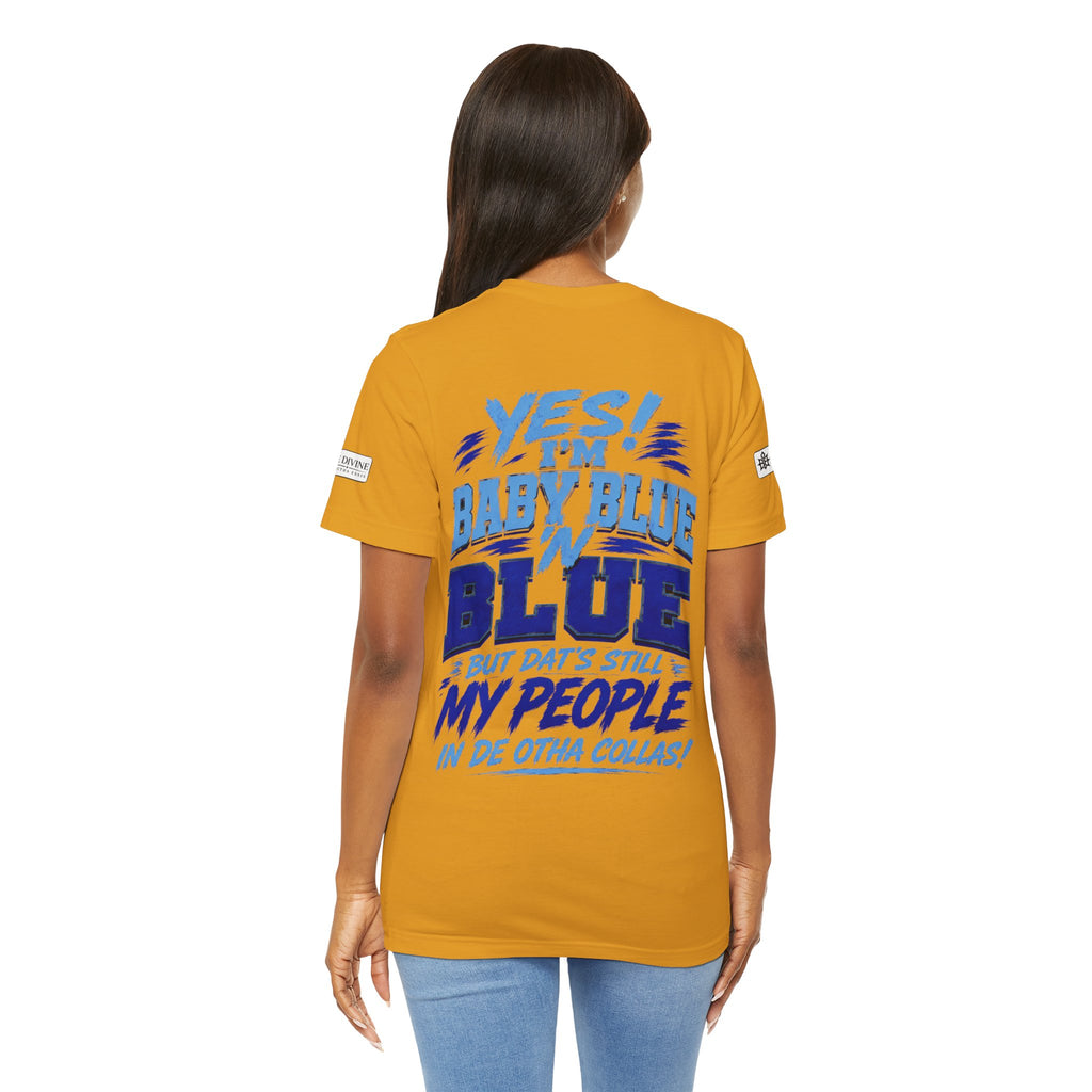 BE DIVINE™ Blue 'N Blue Since 1902 – Through 'N Through Heritage Tee