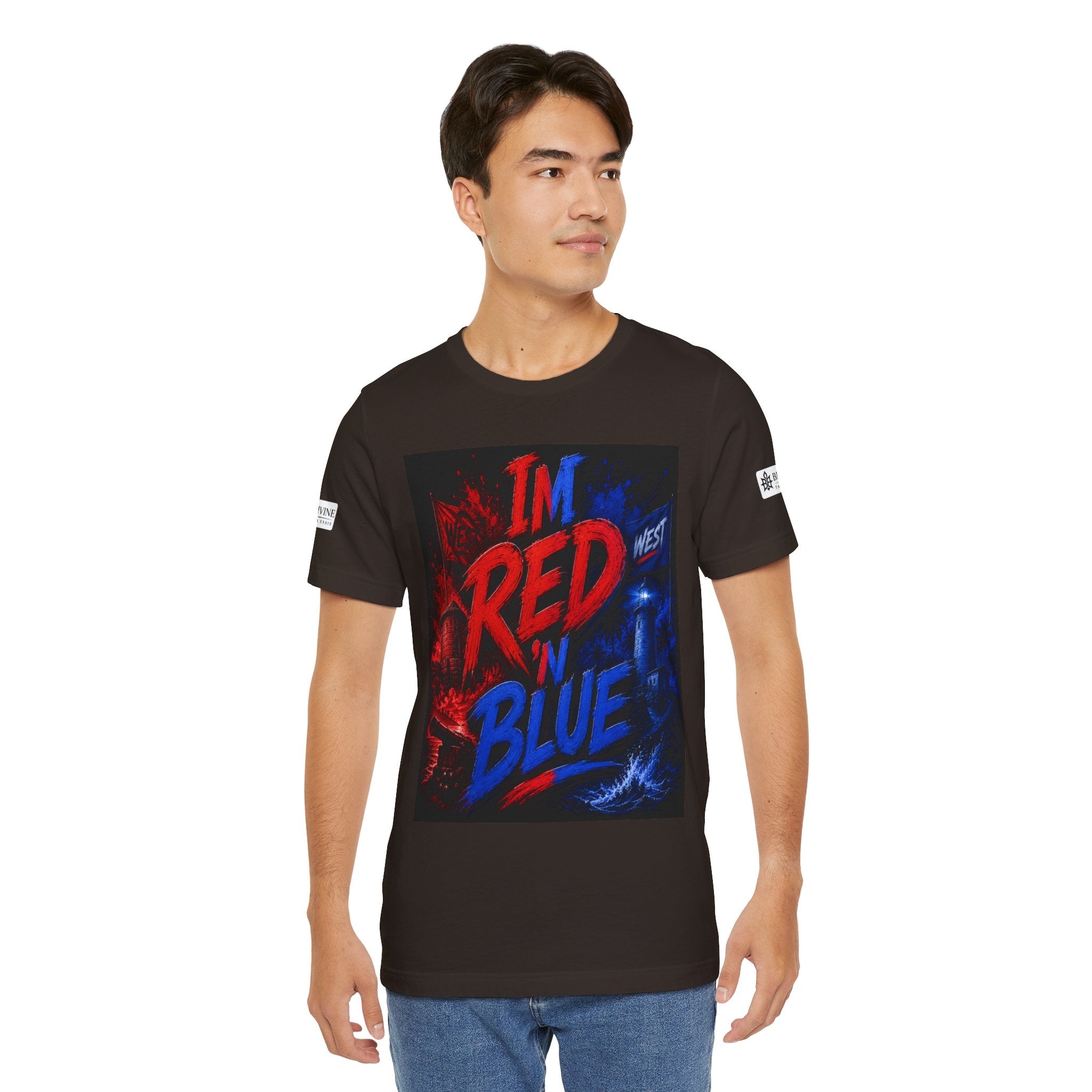 BE DIVINE™ I’m Red ’N Blue Energy Tee
