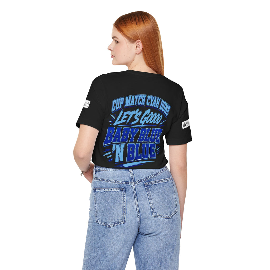BE DIVINE™ Blue 'N Blue Strong Tee – Let's Gooo Baby Blue 'N Blue Edition
