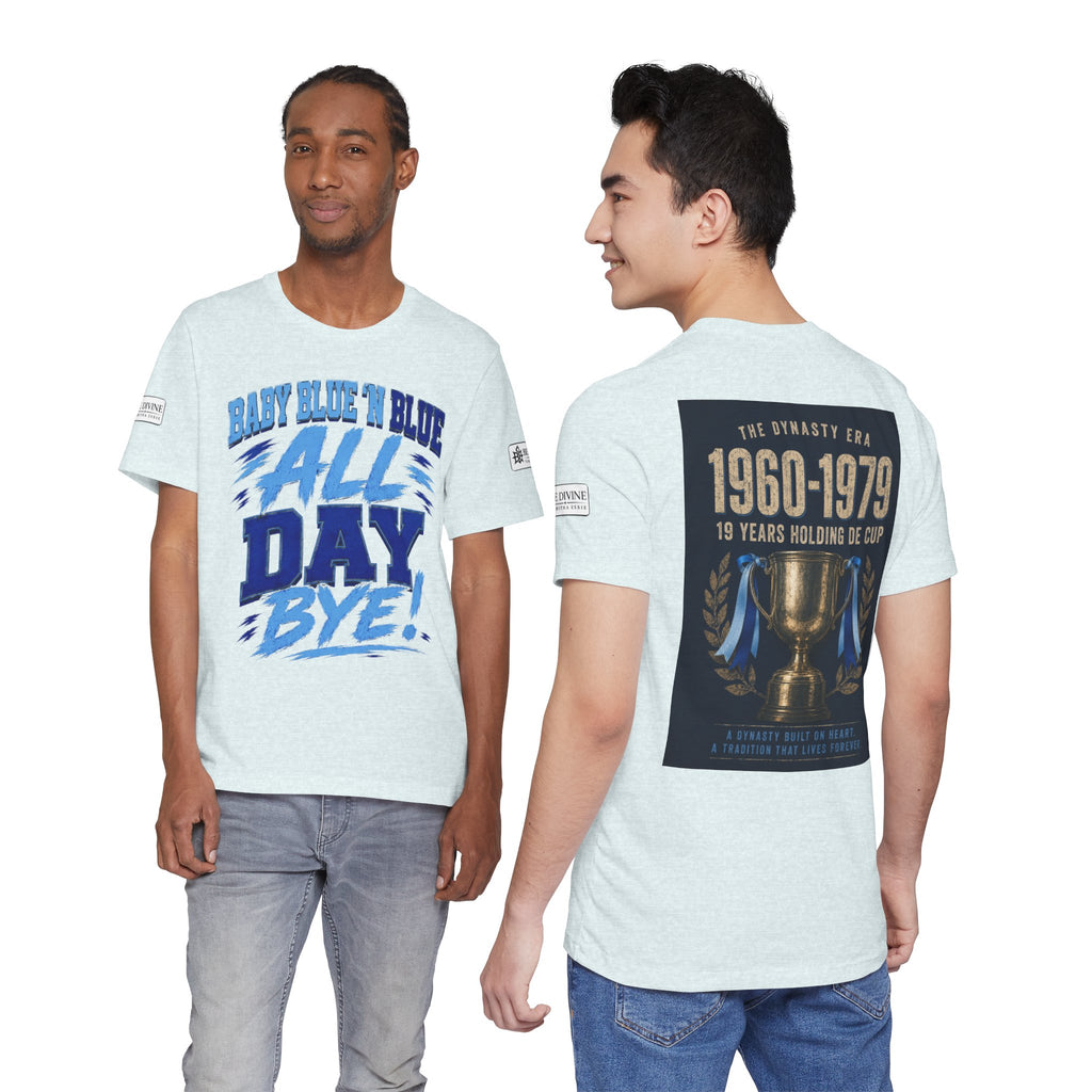 BE DIVINE™ Baby Blue 'N Blue All Day Bye! Heritage Collector Tee