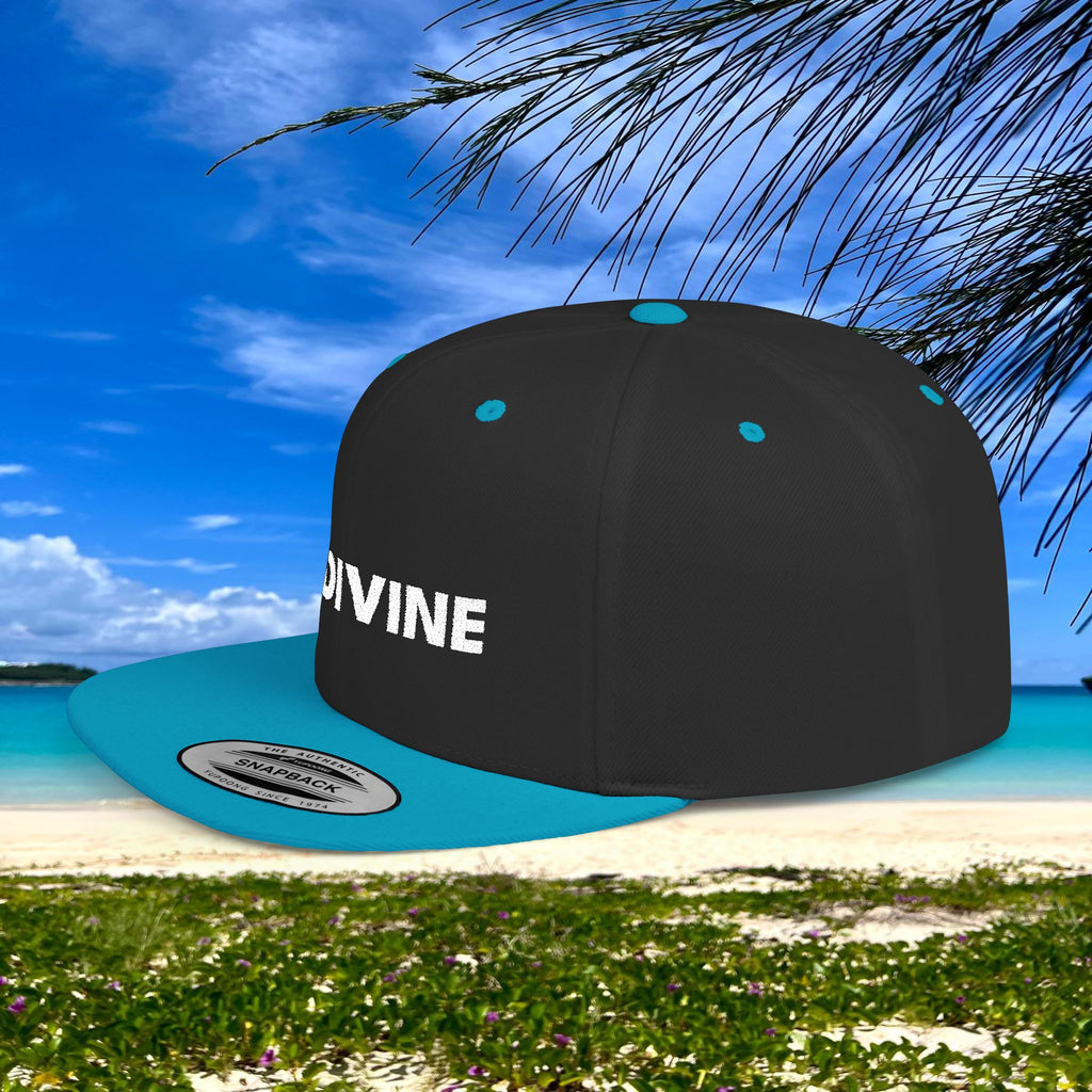 BE DIVINE™ Premium Snapback – White Text Edition