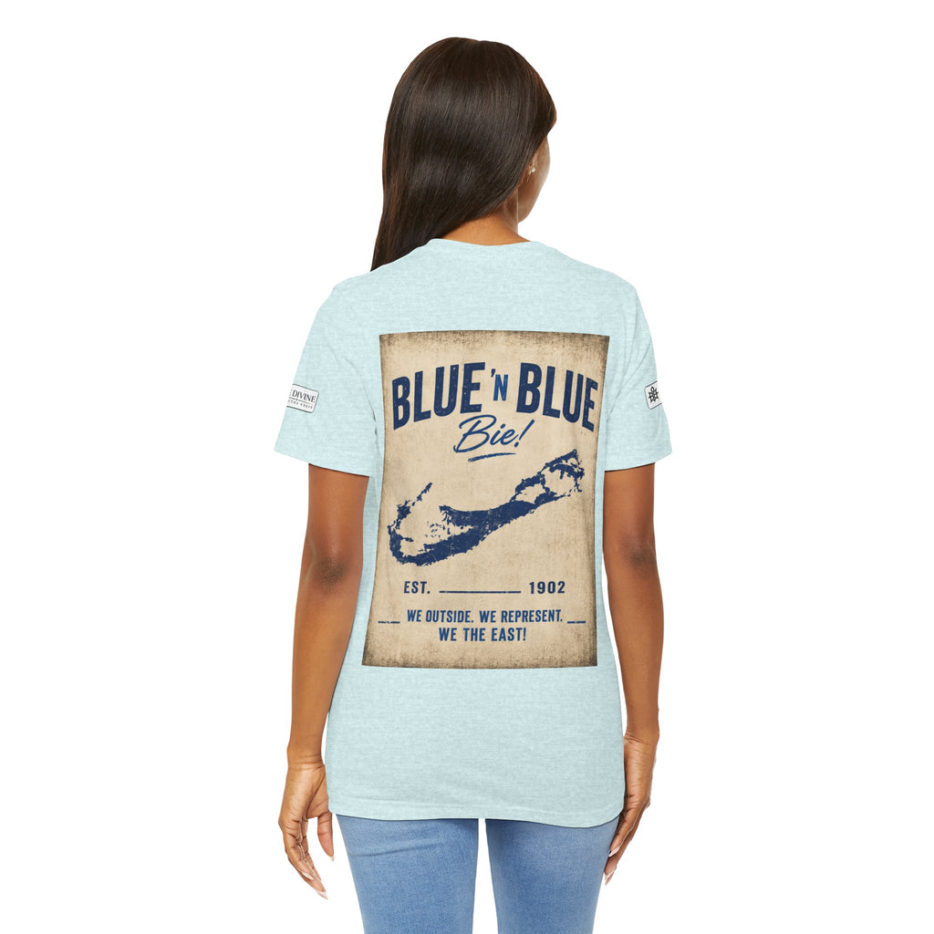 BE DIVINE™ Blue and Blue Bie! – East Side Heritage Collector Tee