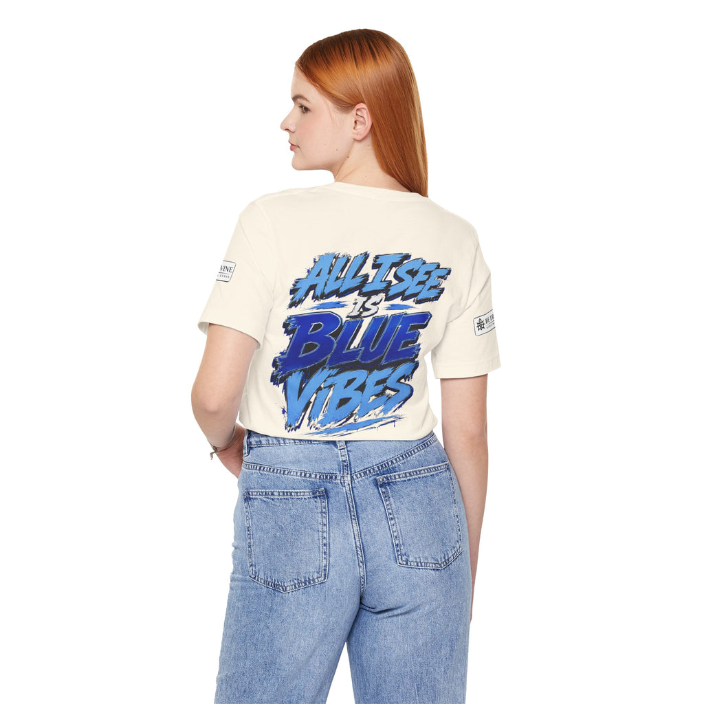 BE DIVINE™ Rolling Di Heritage – All I See Is Blue Vibes Heritage Tee