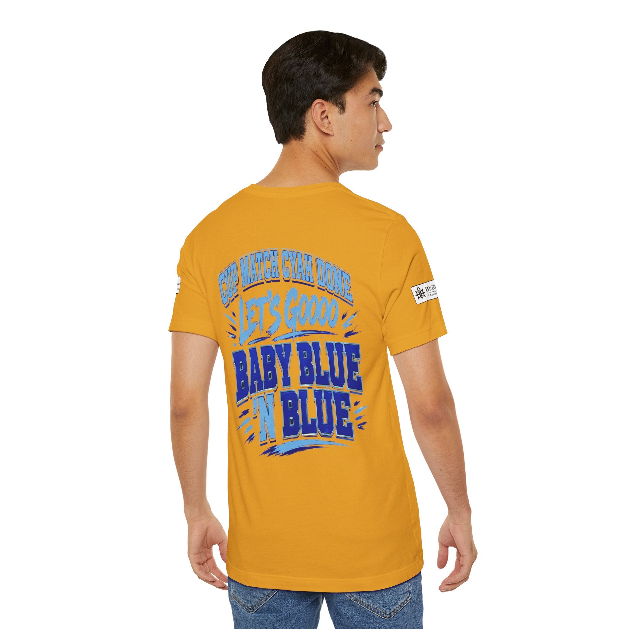 BE DIVINE™ Blue 'N Blue Strong Tee – Let's Gooo Baby Blue 'N Blue Edition