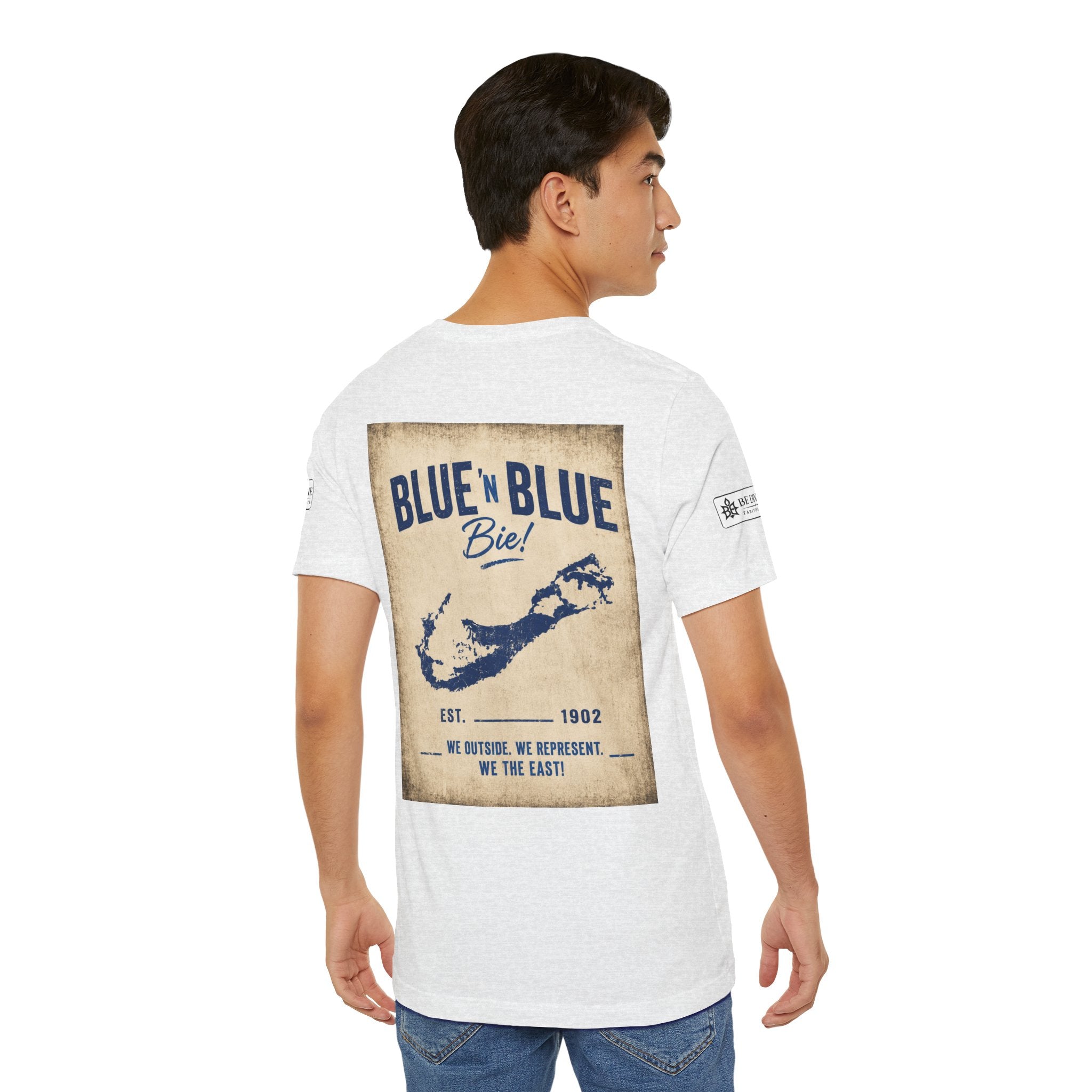 BE DIVINE™ Blue and Blue Bie! – East Side Heritage Collector Tee