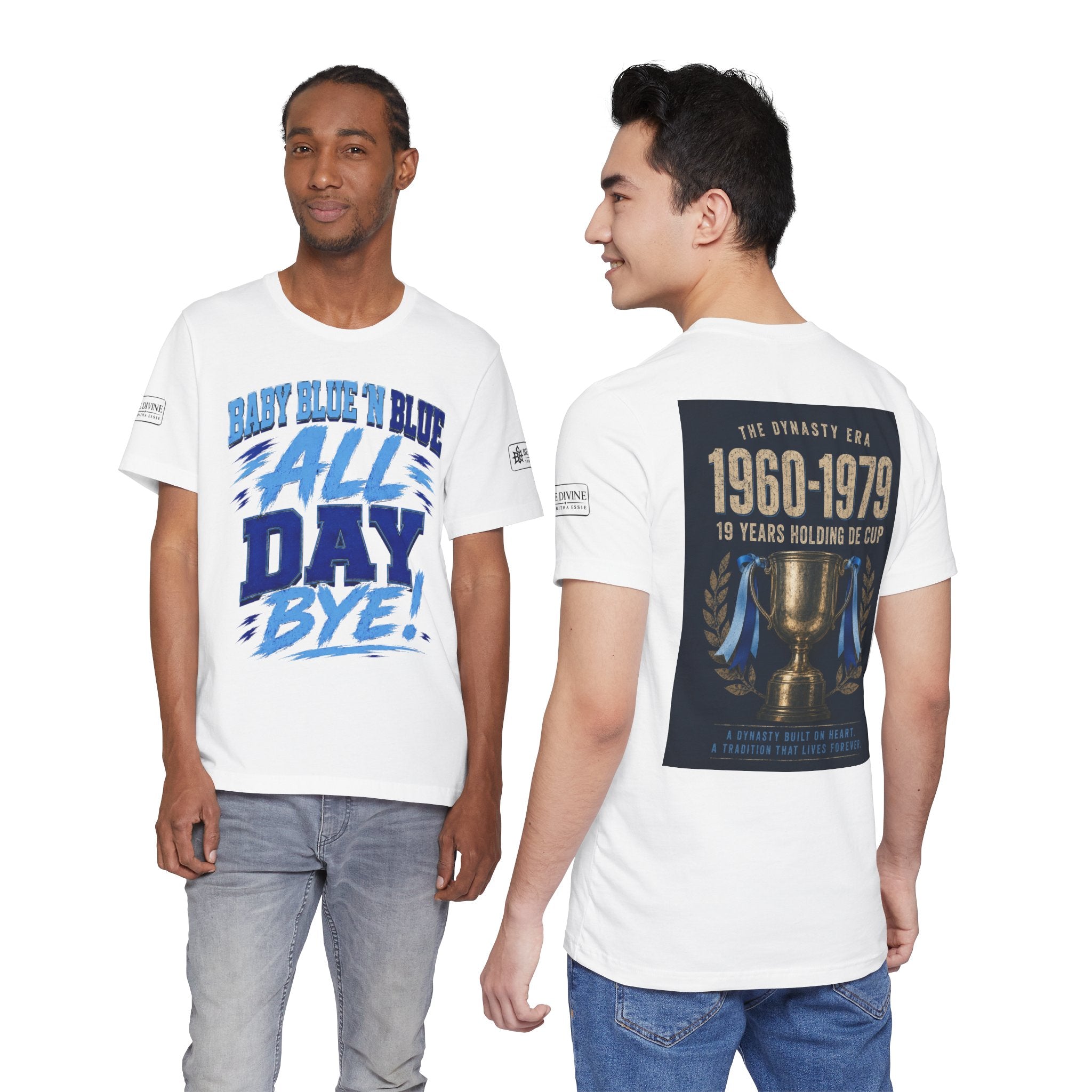 BE DIVINE™ Baby Blue 'N Blue All Day Bye! Heritage Collector Tee