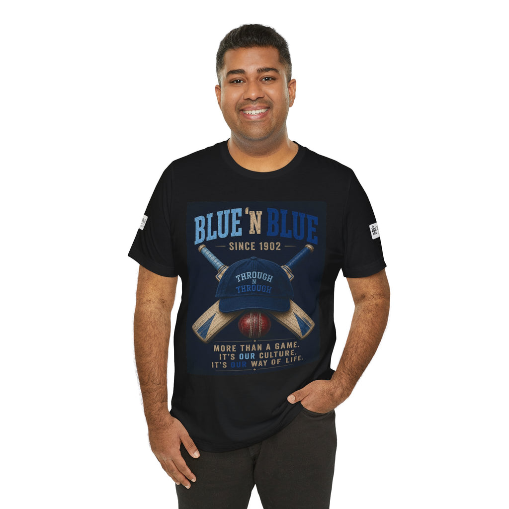 BE DIVINE™ Blue 'N Blue Since 1902 – Through 'N Through Heritage Tee