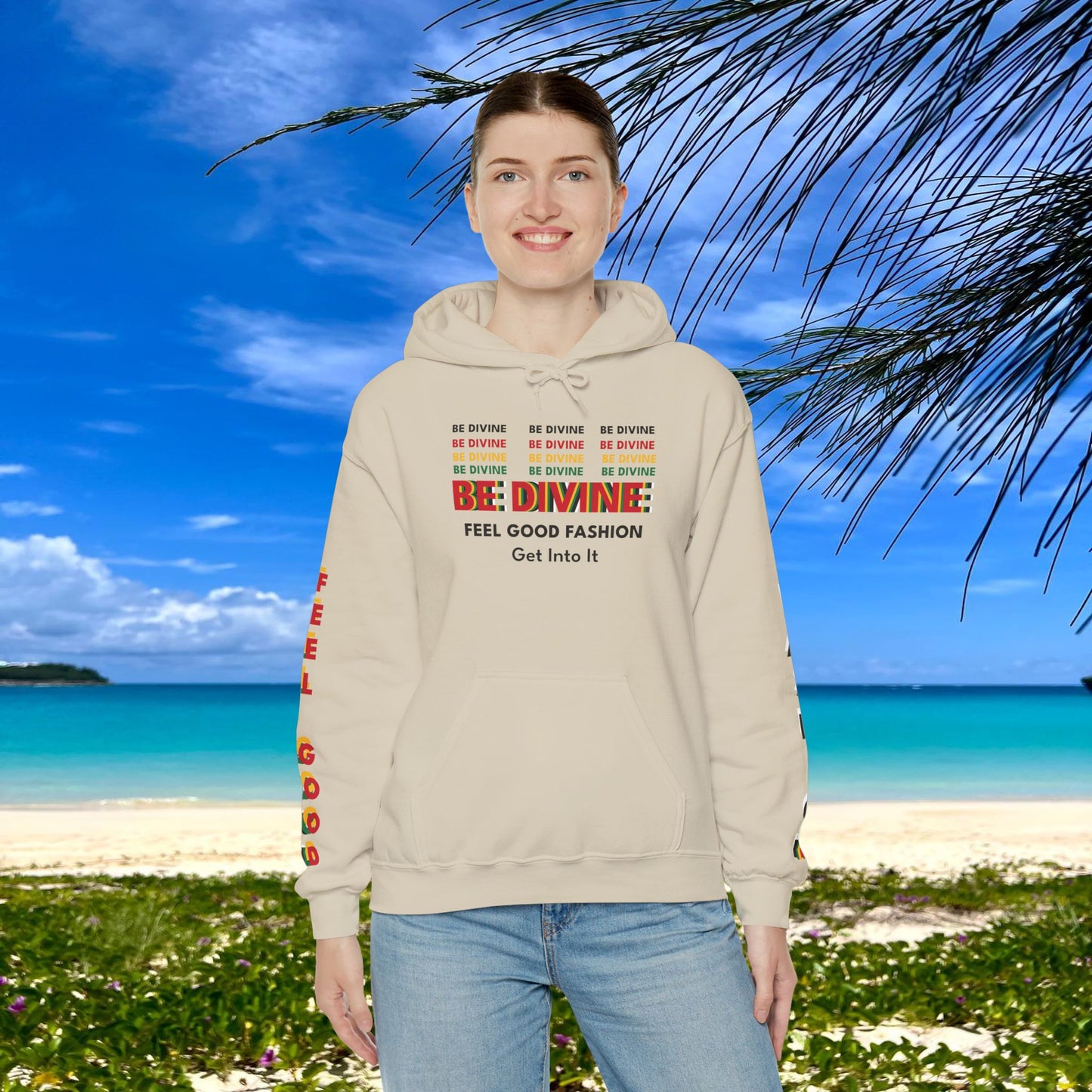 BE DIVINE™ Signature Unisex Heavy Blend™ Hooded Sweatshirt