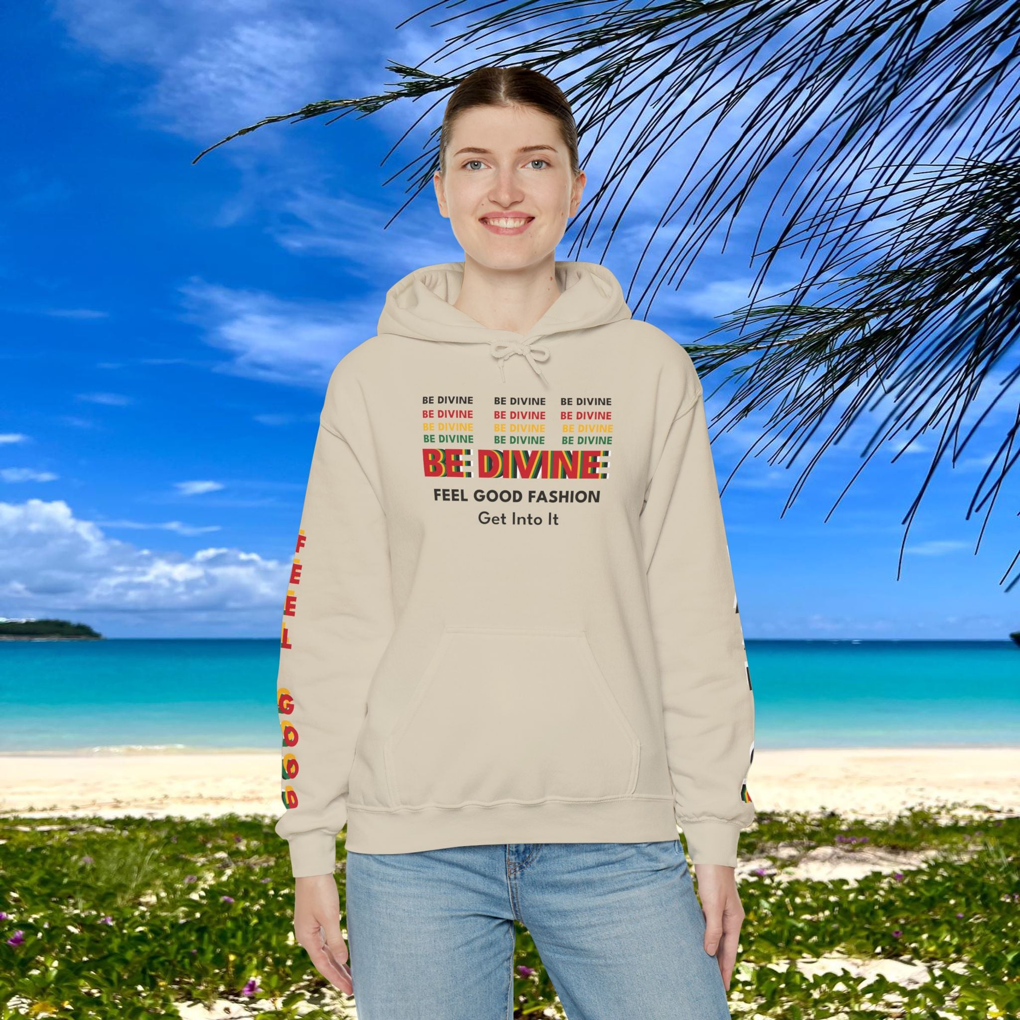 BE DIVINE™ Signature Unisex Heavy Blend™ Hooded Sweatshirt