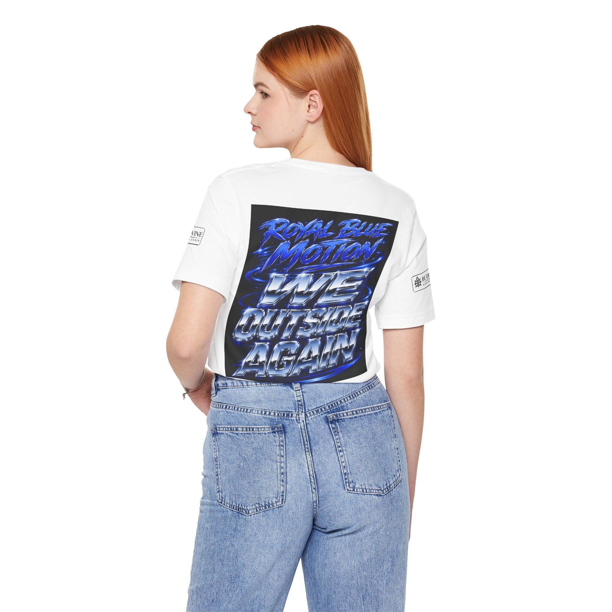 BE DIVINE™ Baby Blue 'N Blue Culture – We Outside Tee