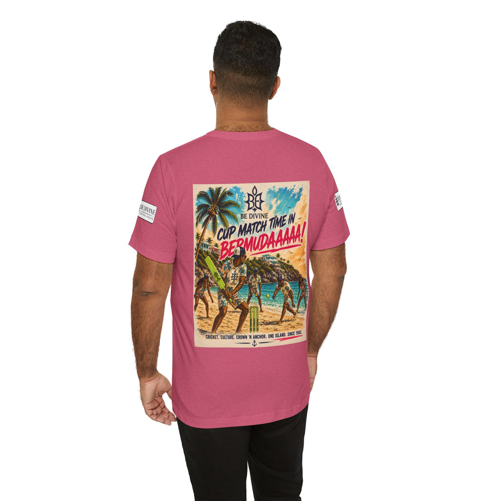 BE DIVINE™ Just Vibes Tee – Bermuda Cup Match Edition