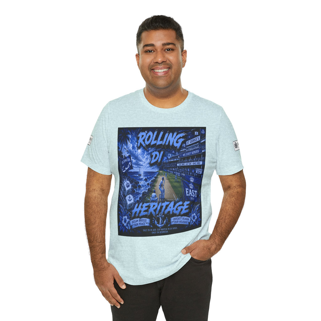 BE DIVINE™ Rolling Di Heritage – All I See Is Blue Vibes Heritage Tee