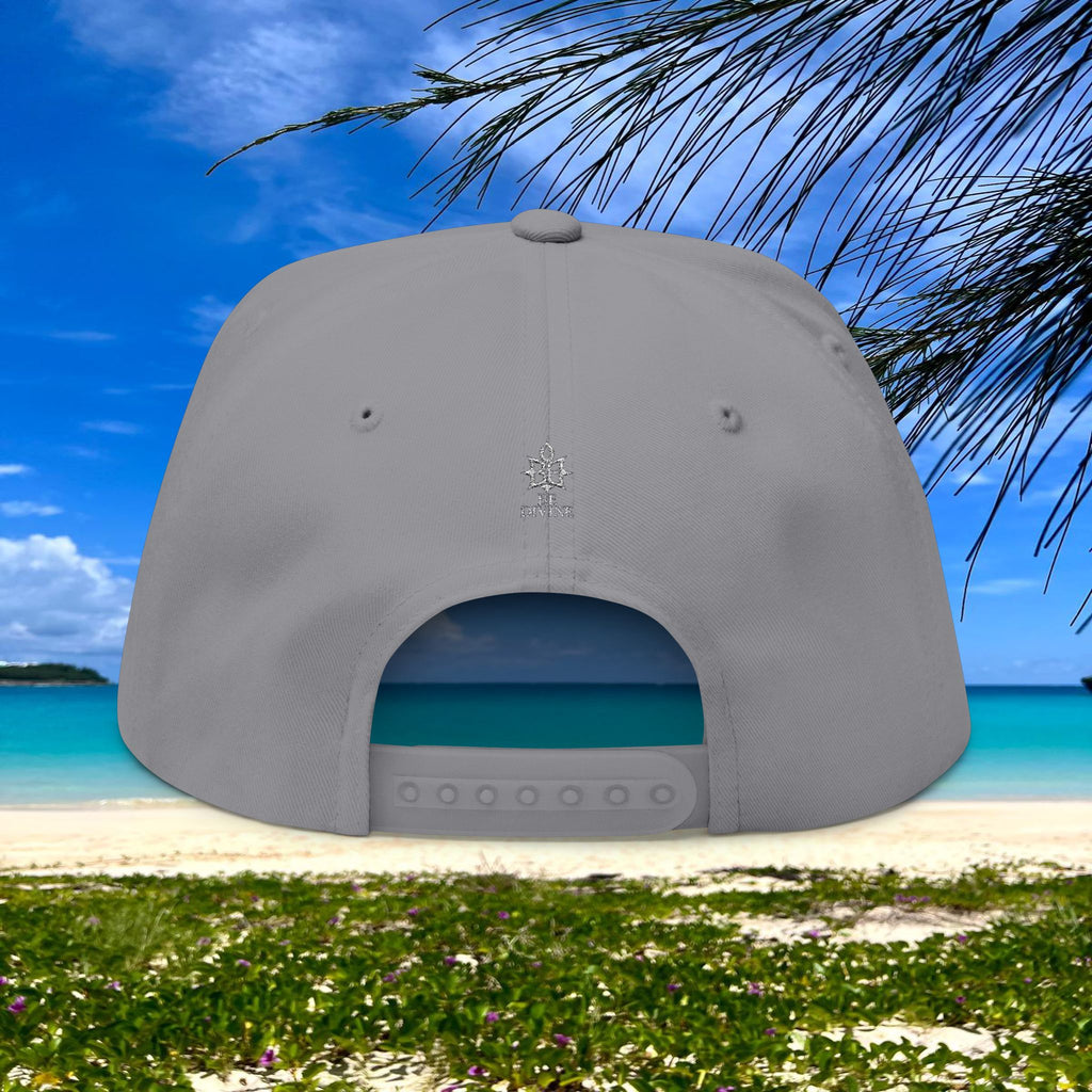 BE DIVINE™ Flat Bill Cap – Embroidered Signature