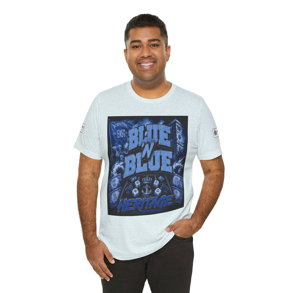 BE DIVINE™ Blue 'N Blue Heritage – I'm Here For Crown & Anchor Tee