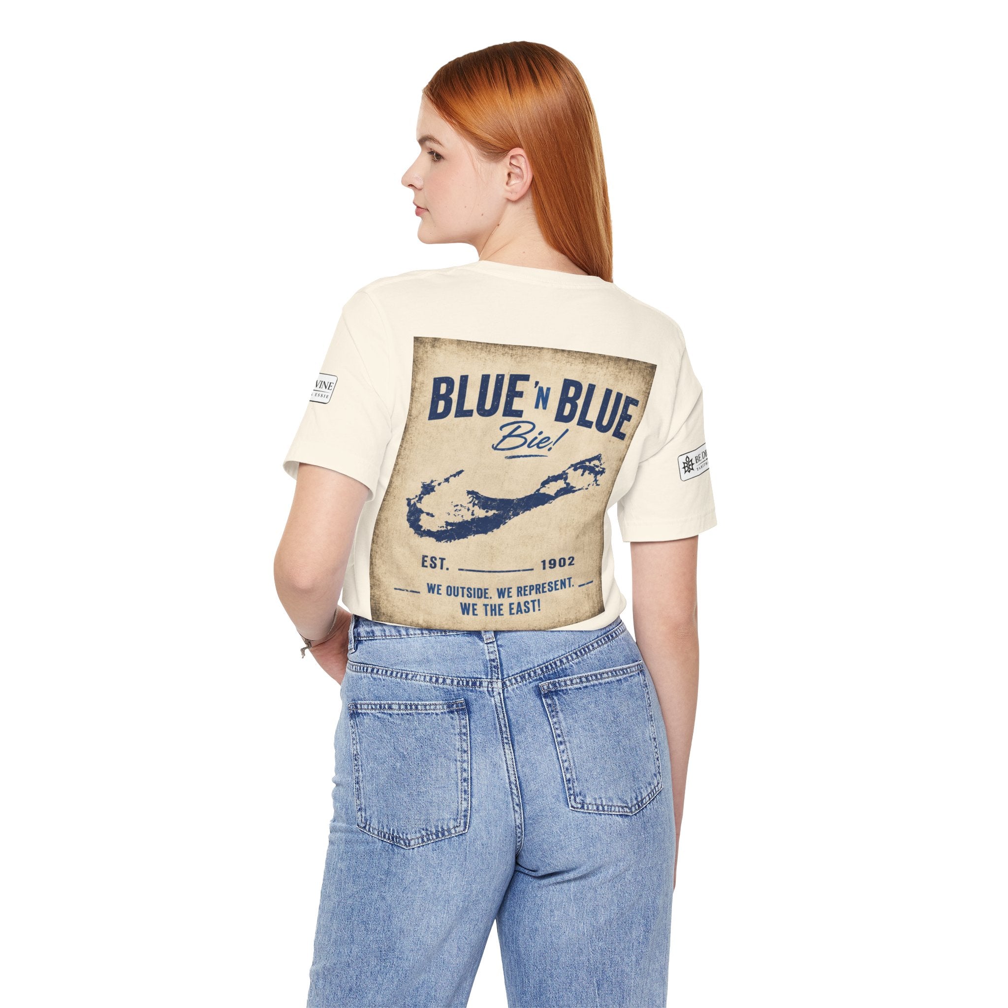 BE DIVINE™ Blue and Blue Bie! – East Side Heritage Collector Tee