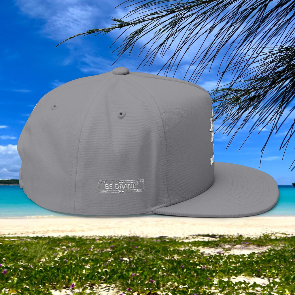 BE DIVINE™ Flat Bill Cap – Embroidered Signature