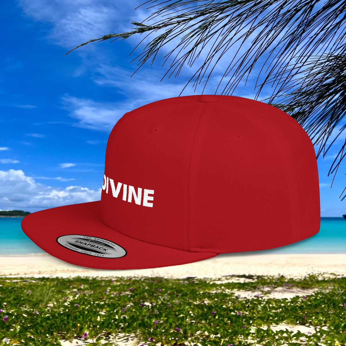 BE DIVINE™ Premium Snapback – White Text Edition