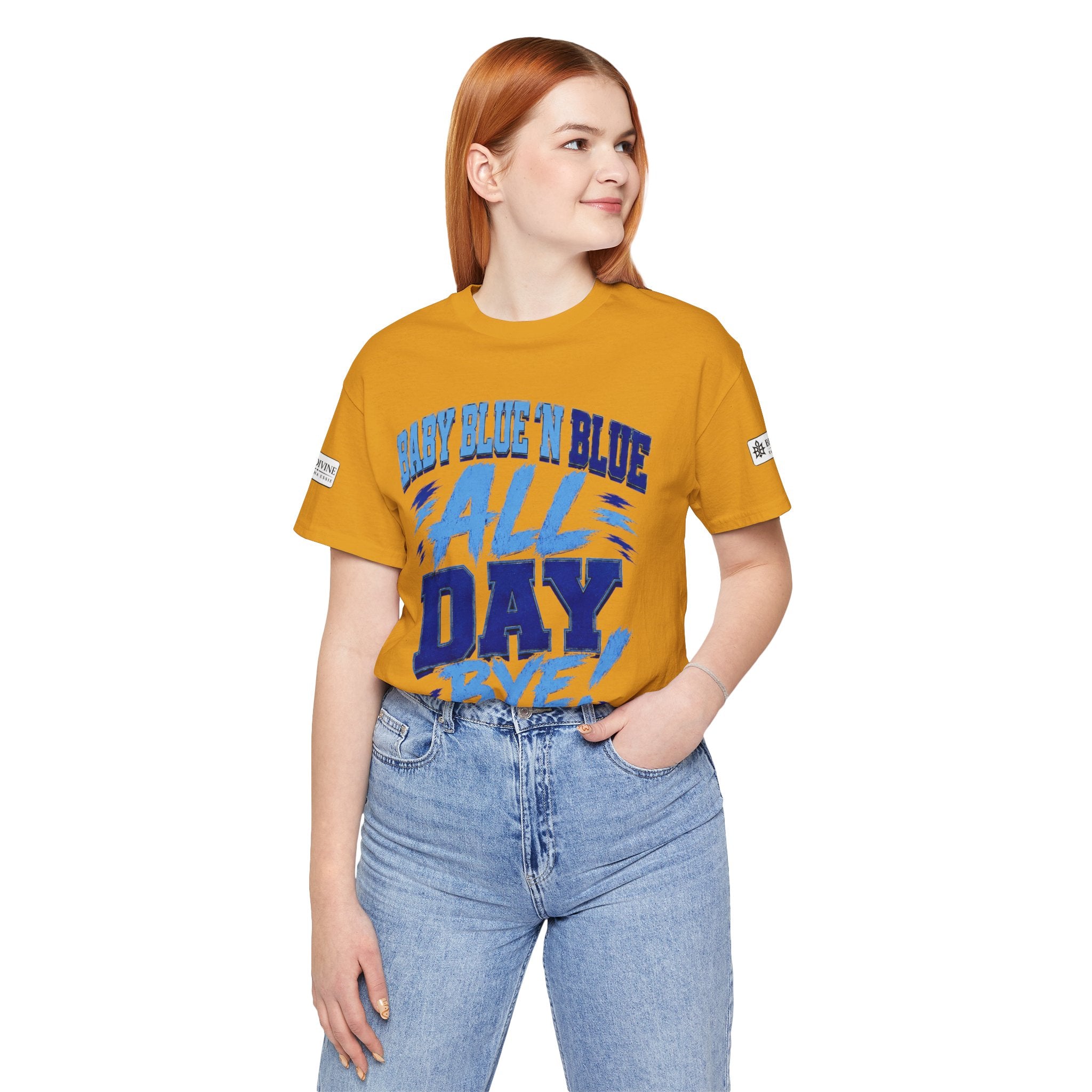 BE DIVINE™ Baby Blue 'N Blue All Day Bye! Heritage Collector Tee