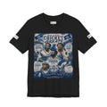 BE DIVINE™ Blue 'N Blue Cricket Greats Heritage Tee – Front & Back Collector Edition