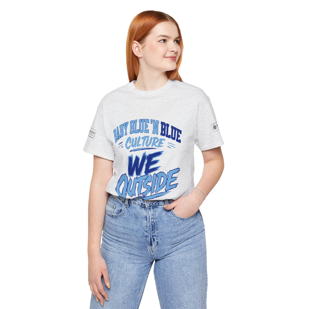 BE DIVINE™ Baby Blue 'N Blue Culture – We Outside Tee