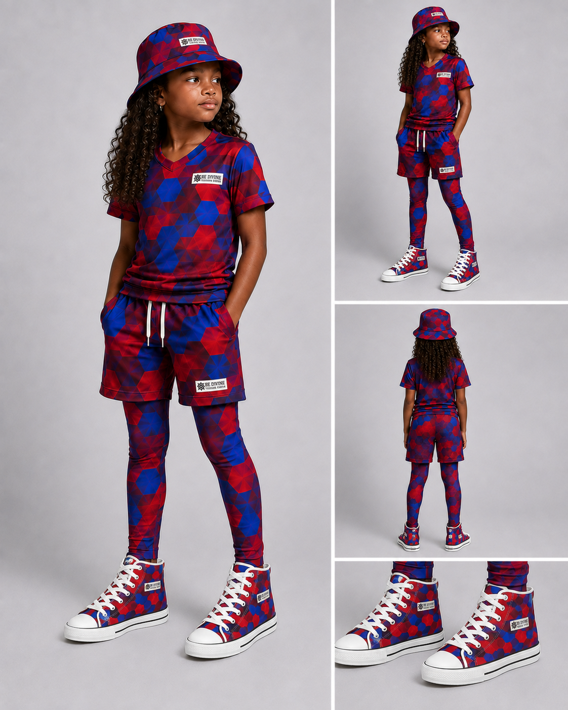 Somerset Amber Armor Youth High-Top Canvas Sneakers